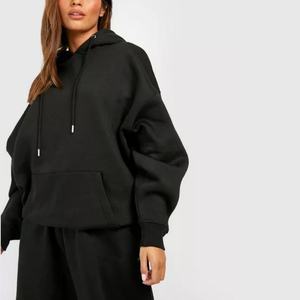 Unisex XL Custom Logo Hooded Solid Fleece <b>Jogger</b> Sweatshirt Sweatpants Winter Tracksuit 2 Piece Set Plus Size Printed Techniques - Product Image 6