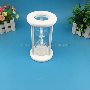 Reloj De arena vacío multifuncional, reloj De Arena, conjunto De temporizador, marco blanco, enchufe De madera, reloj De Arena, Reloj De Arena, reloj De arena grande - Product Image 2