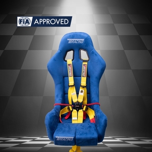 เข็มขัดนิรภัยสำหรับแข่งรถ SPORT PLUS 3 ได้รับการรับรองจาก FIA ขนาด 50 มม. 2 นิ้ว พร้อมสายรัดไหล่แบบ Velcro สำหรับยึดติด - Product Image 1
