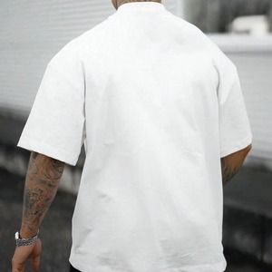 Camisetas Casuales de Corte Regular para Hombre, Ecológicas, de Poliéster/Algodón, para Jóvenes y Adultos, Transpirables, Fáciles de Usar, Precio al por Mayor - Product Image 6