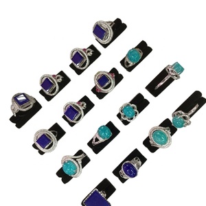 100% naturale <span class=keywords><strong>lapislazzuli</strong></span> 925 <span class=keywords><strong>anello</strong></span> in argento Sterling rendere all'ingrosso - Product Image 6
