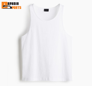 Custom White Mens Gym Breathable Workout <b>Running</b> <b>Singlet</b> Muscle Athletic Shirts Sleeveless Vest Fitness Tank Top Men - Product Image 1