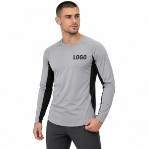 เสื้อออกกำลังกายผู้ชายสำหรับฟิตเนส ขายส่ง ผ้าโพลีเอสเตอร์ระบายอากาศได้ดี เสื้อผ้าฟิตเนสสำหรับออกกำลังกาย ผู้ผลิตเสื้อผ้ากีฬาประสิทธิภาพสูง - Product Image 4