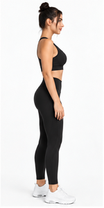 Custom Women <b>Yoga</b> Set High Waist Fitness Shorts Sports Bra <b>Pilates</b> Gym Workout Activewear Breathable Quick Dry Stretch - Product Image 6