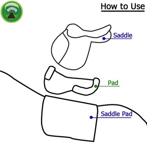 Tapis de selle en peau de mouton \ Tapis de selle équestre en laine de peau de mouton \ Tapis d'équitation \ Tapis de selle - Product Image 6