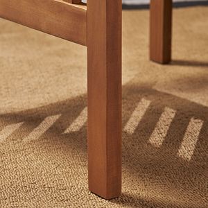 CASA ACACIA Ensemble de 2 chaises de salle à manger avec 2 coussins, ensemble de meubles de patio - Product Image 3