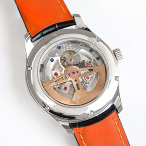 Reloj Mecánico Automático de Lujo para Hombre con Bisel Plateado de Diseño Exquisito y Calendario Perpetuo, Ideal para Viajes Casuales y Desplazamientos Diarios - Product Image 5
