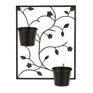 Jardinière suspendue en métal au design vintage très tendance pour la décoration de terrasse et l'exposition de plantes d'intérieur, taille personnalisable - Product Image 5