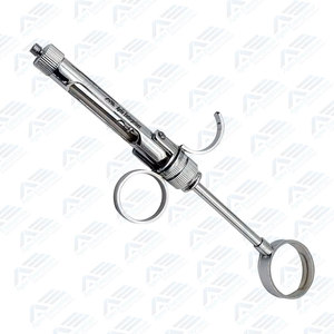Jeringa Dental Manual de Aspiración con Mango de 2.5 Anillos, Instrumentos Quirúrgicos Dentales Reutilizables Profesionales de Acero Inoxidable de Primera Calidad - Product Image 6