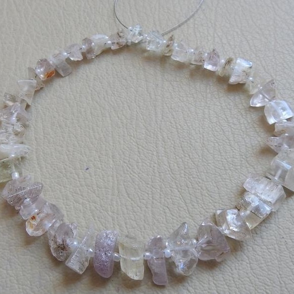 Kunzite Natural Polished Multi Color Loose Beads Uncut Raw Stone Making Jewelry 8Inch 10-20MM Long Approx Third Party Certified