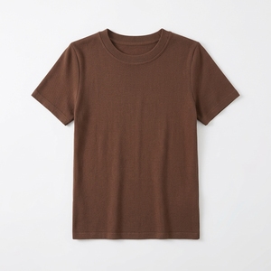 Camiseta de Manga Corta para Mujer, Diseño Personalizado con Logotipo, Estilo Casual, Holgada, Tejido Twill Grueso, Hombros Caídos, Secado Rápido - Product Image 2