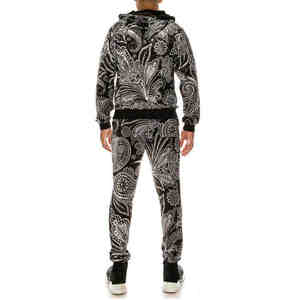 Survêtement unisexe imprimé arc-en-ciel, pantalon de jogging décontracté à taille élastique, respirant, en polyester, pour adultes, printemps - Product Image 2