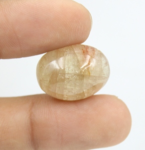 Pierre précieuse tourmaline jaune naturelle, taille ovale, pierre non montée pour la création de bijoux, prix de gros pour pierre de tourmaline non montée - Product Image 3