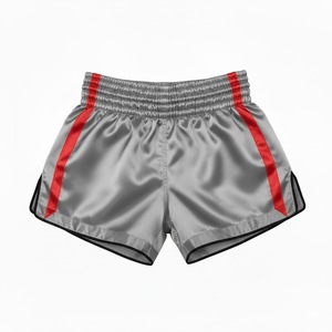 Pantalones Cortos de Muay Thai de Moda Hip Hop, Pantalones Cortos de Muay Thai de Dos Tonos de Primera Calidad, Pantalones Cortos de Muay Thai con Logotipo Personalizado - Product Image 2