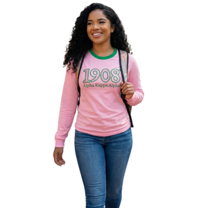 Camiseta de Manga Larga Bordada para Mujer, Modelo 1908, Cuello Redondo, Algodón Premium, Informal, Cómoda para Uso Diario - Product Image 4