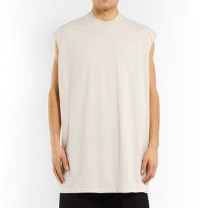 Nueva Camiseta sin Mangas de Punto con Cuello en V para Hombre, Personalizada, de Primera Calidad, para Gimnasio, Color Sólido, Secado Rápido, Estilo Urbano - Product Image 1