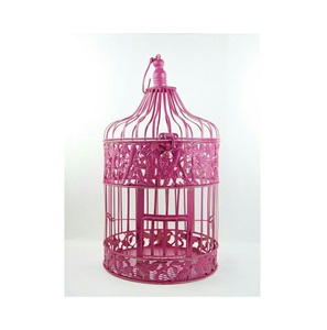 กรงนกเหล็กตกแต่งสำหรับเป็นของขวัญ ตกแต่งงานแต่งงาน และเป็นของตกแต่งบ้านที่มีสไตล์ - Product Image 1