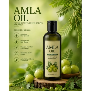 Aceite de Amla, aceite natural a base de hierbas para el crecimiento del cabello, para un cabello fuerte, largo y saludable, nutre las raíces y reduce la caída del cabello. - Product Image 1