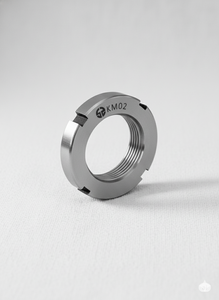 KM02 <b>Lock</b> Nuts M15X1 Precision Metric Bearing Shaft Self-Locking Fully <b>Threaded</b> for Secure Mounting Stainless Steel CLASS 4 - Product Image 6
