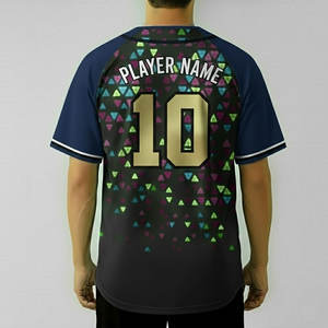 Camisetas de Béisbol con Impresión Personalizada, Uniforme de Béisbol Juvenil Sublimado, Jersey de Béisbol Masculino para Club o Equipo, Top con Tela Tackle Twill - Product Image 5