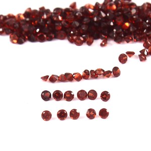 Garnet Redondo de 2mm, Gema Suelta Tallada, Precio de Fábrica, Gema de Alta Calidad para Fabricación de Joyería al por Mayor - Product Image 1
