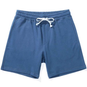 Pink Men's Casual Shorts Solid Color Drawstring Waist Knitted Cotton Breathable Pockets Mid Rise Short <b>Pants</b> - Product Image 6