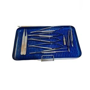 Ensemble d'instruments de micro-chirurgie en acier inoxydable de qualité chirurgicale, autoclavable, porte-aiguilles micro, ciseaux, kit d'instruments chirurgicaux fins - Product Image 4