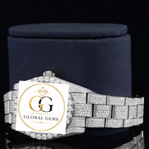 Reloj de Lujo con Diamantes Moissanite, Correa de Goma, Estilo Hip Hop, Mecánico, Disponible al Mejor Precio - Product Image 5
