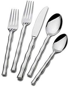 Ensemble de couverts en acier inoxydable haut de gamme pour table à manger, cuisine, restaurant, traiteur, mariage, fête, durable, résistant à la rouille - Product Image 3