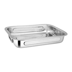 MIINOX Eco-Friendly Stainless Steel Classic Style Rectangular Korean 0.7mm Thick Roasting Pans Durable Metal CE/EU Certified - Product Image 2