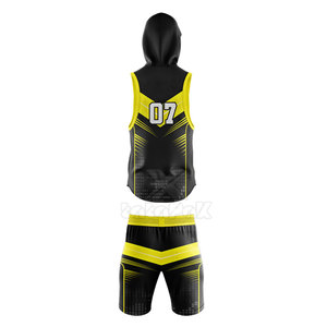 Uniforme Athlétique Premium 7V7 en Tissu Polyester Écologique Respirant Séchage Rapide Couleurs Vives Logo Personnalisé pour Équipes Adultes - Product Image 3