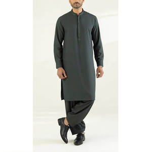 Conjunto de Kurta y Shalwar Kameez Tradicional para Hombre, Mezcla de Lino Premium 2026, Ropa Étnica Masculina de Alta Gama para Venta al Por Mayor - Product Image 1