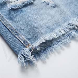 Shorts de Mezclilla para Mujer, Cintura Alta, Algodón, Estilo Veraniego, Moda Urbana, Color Personalizado, Atuendos Únicos - Product Image 6