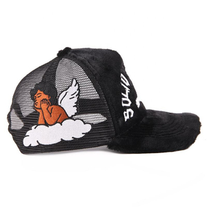 High Quality Wholesale Custom Logo Cotton Twill Mesh Snap Back Flex Fit High Quality Baseball <b>Hat</b> Plain Mesh Trucker <b>Hat</b> - Product Image 6