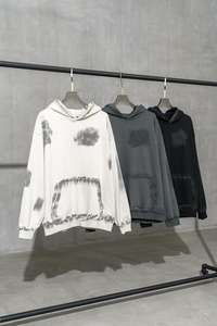 Sweat-shirt à capuche imprimé en poudre 420 g/m², vêtements de sport pour homme, 100 % coton, streetwear personnalisé, livraison gratuite - Product Image 6