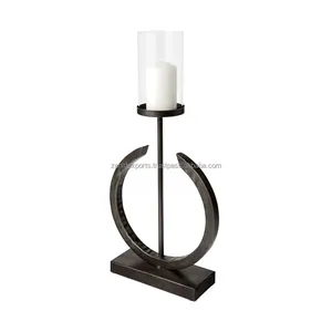 Candelabro Redondo de Metal Hecho a Mano para Decoración Romántica de Mesa de Comedor, Diseño Abstracto, Decoración Navideña para el Hogar, Exportación Zahid - Product Image 4