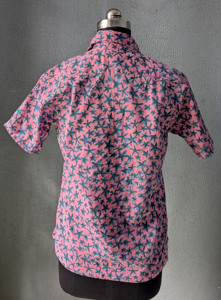Men's Printed <b>Short</b> <b>Sleeve</b> for <b>Shirt</b> Casual Knitted <b>Button</b>-<b>Up</b> with Pocket 100% Cotton Summer Breathable ODM Custom Wholesale - Product Image 5