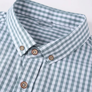 เสื้อเชิ้ตผู้ชายจากโรงงาน OEM ผ้าฝ้ายทวิล 100% ชุดยูนิฟอร์มธุรกิจ แขนยาว ขายส่ง - Product Image 6