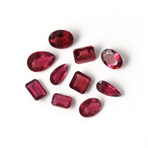 Piedra preciosa suelta de turmalina rosa de corte ovalado facetado natural - Product Image 3