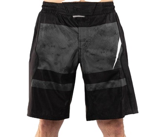 กางเกงขาสั้น MMA ของผู้ชายแบบผ้าดูดความชื้นสีดำและสีเทากางเกงขาสั้นป้องกันการฉีกขาดแบบกำหนดเองในราคาที่ดีที่สุด - Product Image 6