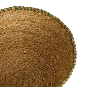 Panier rustique traditionnel multifonction en jonc de mer, panier rond en jonc de mer naturel tissé à la main pour le rangement de cuisine en provenance du Vietnam - Product Image 4