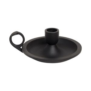 Candelabro minimalista de hierro forjado a mano, portavelas de pared para decoración de interiores. - Product Image 3