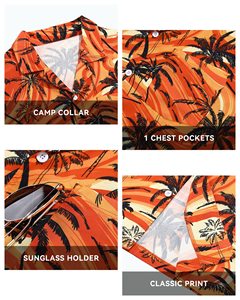 Chemise d'été pour homme en tissu premium, streetwear personnalisé, impression haute qualité, grandes tailles. - Product Image 5