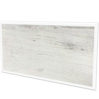 Panneau décoratif moderne en pierre reconstituée blanc marin rétroéclairé pour murs intérieurs, diffuseur de lumière élégant 5+