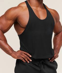 Camiseta Deportiva de Verano para Hombre, de Alta Calidad, sin Mangas, para Gimnasio, de Algodón y Poliéster, de Secado Rápido, Personalizable - Product Image 5