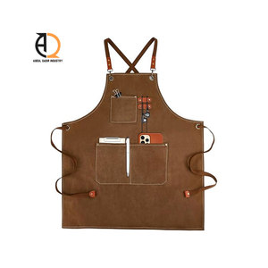 <b>Leather</b> <b>Apron</b> Thick Cowhide Protective <b>Apron</b> - Product Image 1