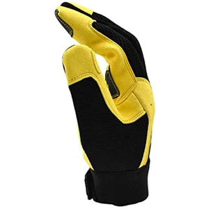 Synthetic Leather <b>Gloves</b> Professional Construction Safety <b>Gloves</b> Flexible <b>Grip</b> Fit OEM Wholesale - Product Image 3