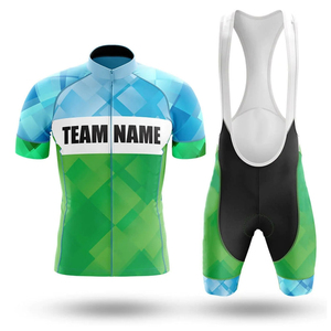 Conjunto de Uniforme de Ciclismo Profesional para Hombre, Jersey de Ciclismo de Manga Corta y Pantalones Cortos Acolchados, Transpirables y de Secado Rápido para Ciclismo - Product Image 4