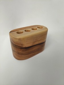 Cepillo de Dientes de Bambú con Estuche, Set de Viaje Ecológico, Diseño Minimalista, Forma Redonda, Dos Piezas - Product Image 5