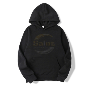 Sweat à capuche décontracté vintage surdimensionné pour homme, 100 % coton, poche kangourou, impression numérique, anti-plis, anti-boulochage - Product Image 6